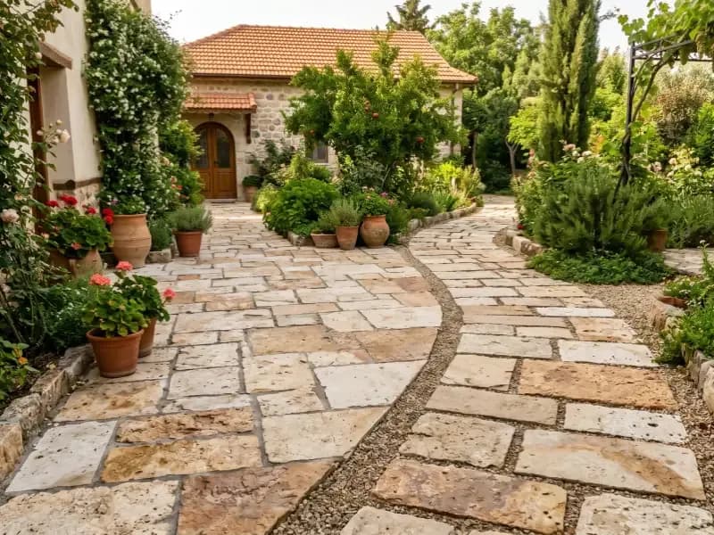 بهترین سنگ برای کف حیاط