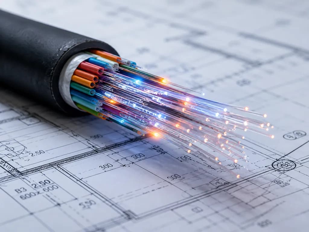 کابل فیبر نوری چیست؟ راهنمای کامل انواع، ساختار و کاربردهای کابل فیبر نوری