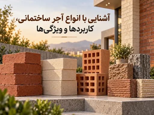 انواع آجر ساختمانی