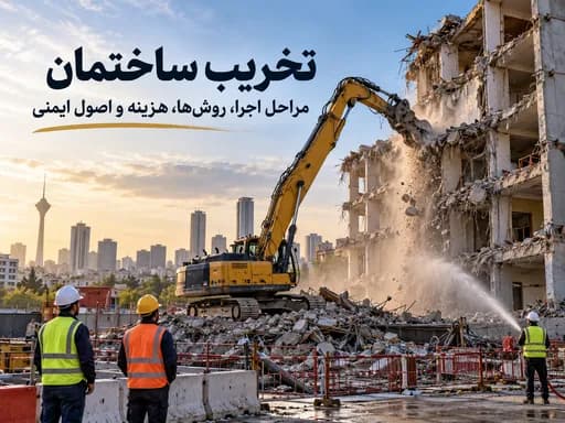 مراحل تخریب ساختمان