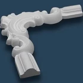 گچبری پیش ساخته گوشه H-K 481-A