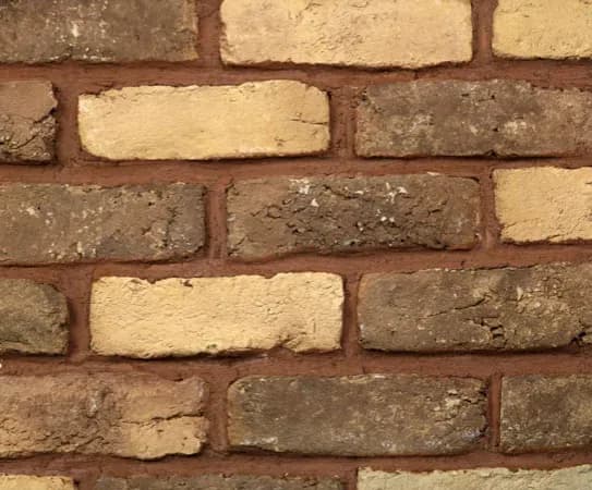 آجر دکوراتیو روستیک طرح سنتی کرم قهوهای