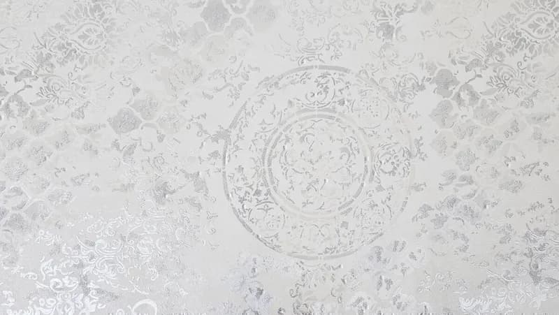کاغذدیواری پتینه سفید طوسی