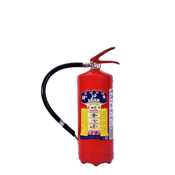 کپسول آتش نشانی پودری دژ 6 کیلویی