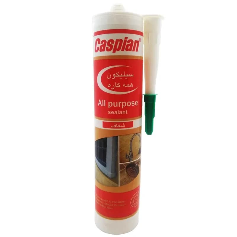 چسب سیلیکون آکواریوم کاسپین مدل شفاف