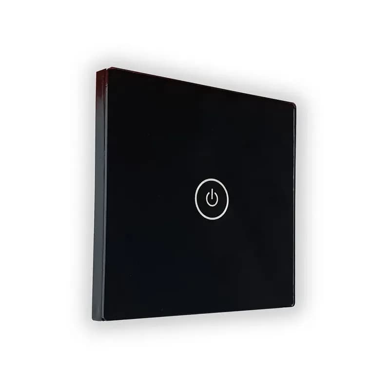 کلید لمسی هوشمند تک پل WiFi و RF آسانه مدل زمرد کد NP-S11