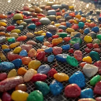 شن تزئینی رنگی مدل DecoGrain Mix 3–5mm | 10kg بستهای