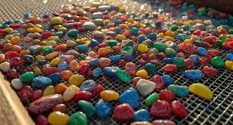 شن تزئینی رنگی مدل DecoGrain Mix 3–5mm | 10kg بستهای