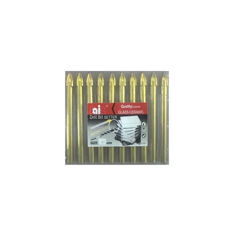 مته نیزه ای دو الماس فایز کد NN105 سایز 5 میلی متر مجموعه 10 عددی