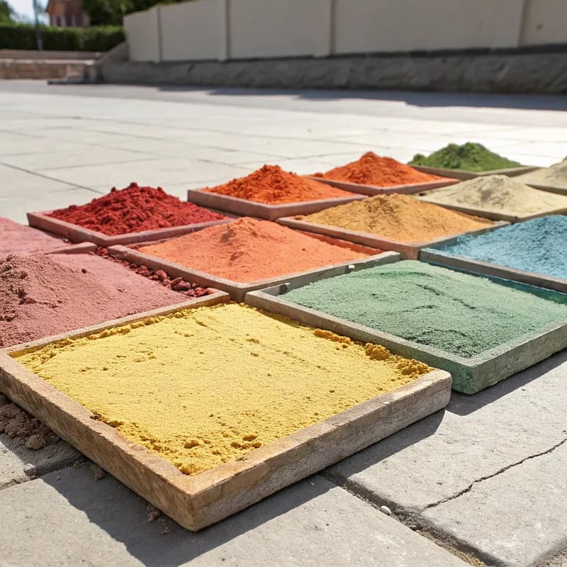 سیمان رنگی پرتلند پودری مدل ColorCem Red-Ox 50kg برند فارس نوین