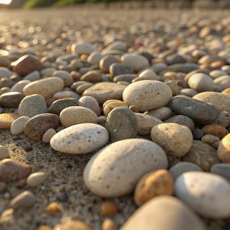 شن شسته دوبارشور 6–14 مدل WashGravel 6–14mm